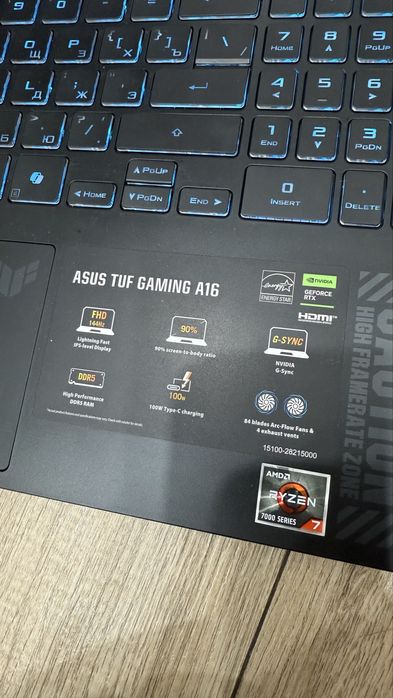 Продам Asus Tuf a16 новый