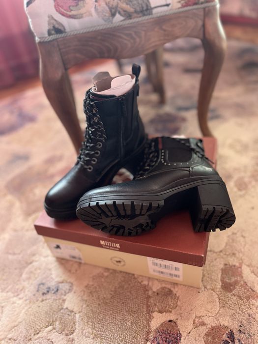 Зимни боти Mustang - естествена кожа 37 номер