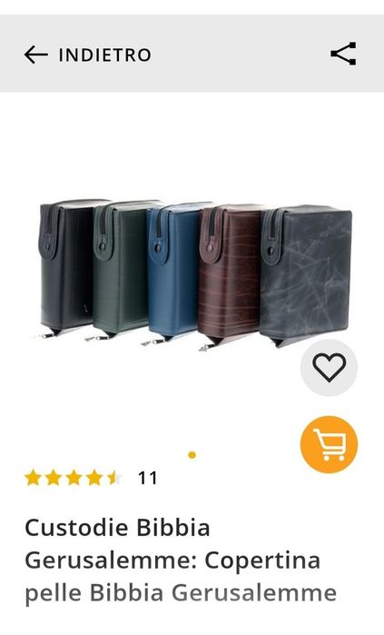 Vând husă pentru Biblia de la Ierusalim