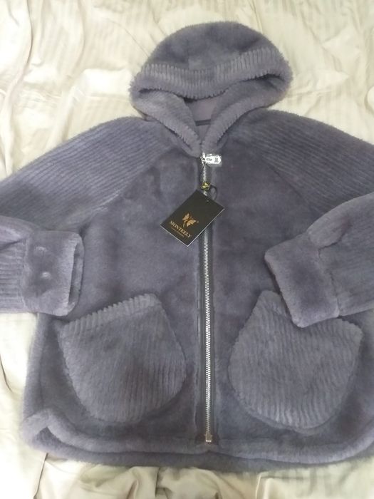 Двусторнняя дубленка, размер 44-46