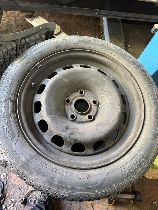 5х112 205/55/16 джанти с гуми 5мм и 6мм