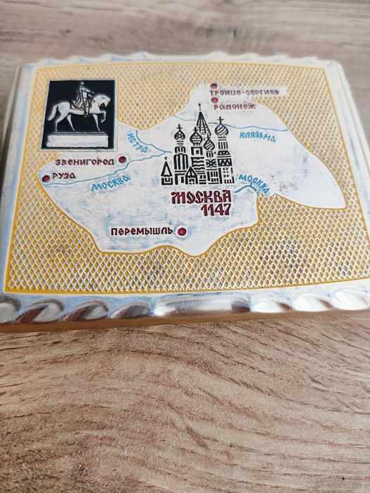 Стара руска табакера СССР Москва - Кремъл