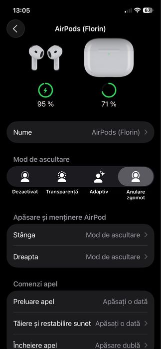 AirPods 4 active noise canceling