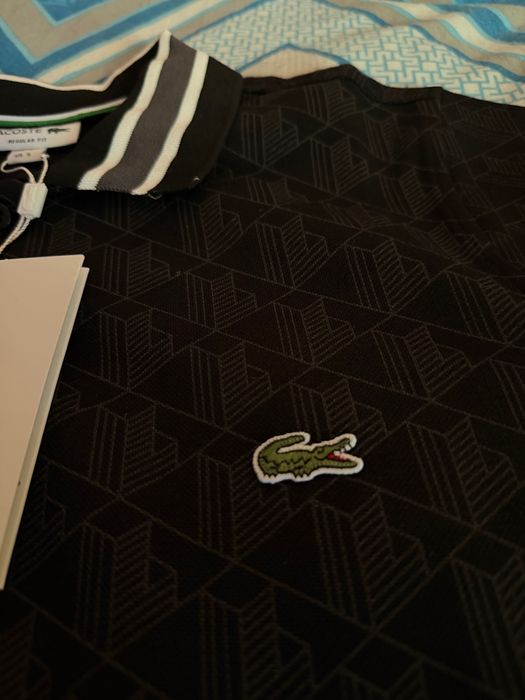 Compleu lacoste negru Premium FULL STOC
