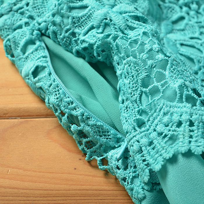 Платье лазурного цвета (44/46)