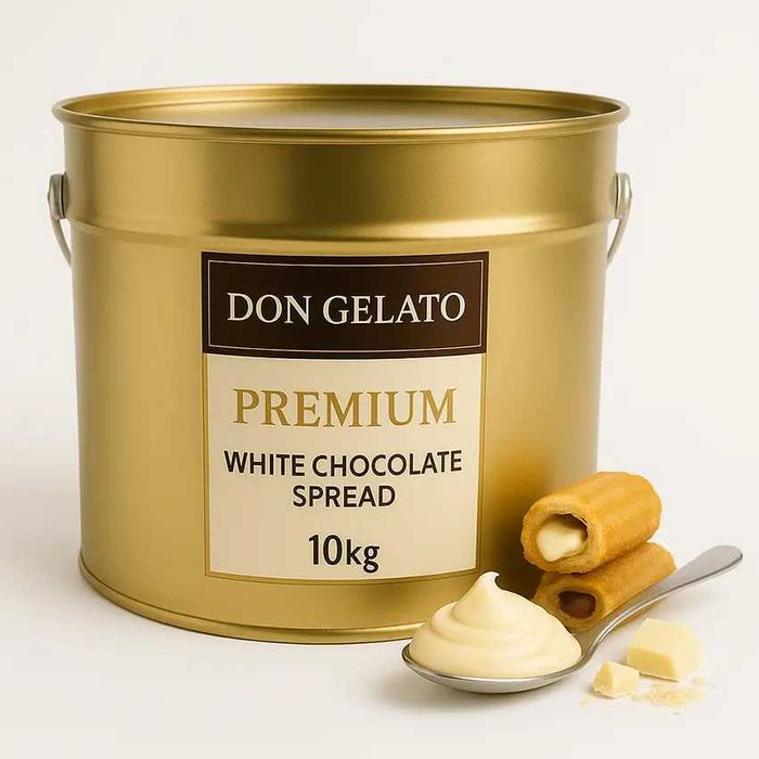 Бял течен шоколад Don Gelato Premium | 1 кг / 3 кг / 10 кг