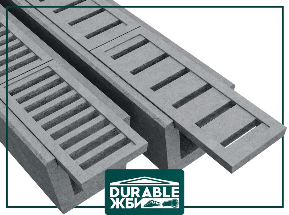 Лотки (жби лоток, лотки декоративные, ирригационные) Крышки лотков.Ли5