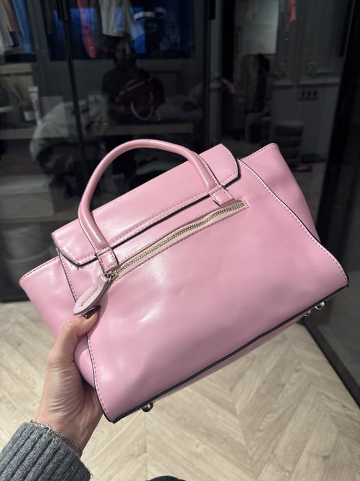 Кожена чанта Versace