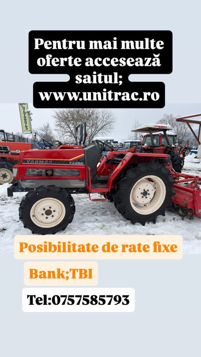 Tractoras tractor japonez yanmar fx255
