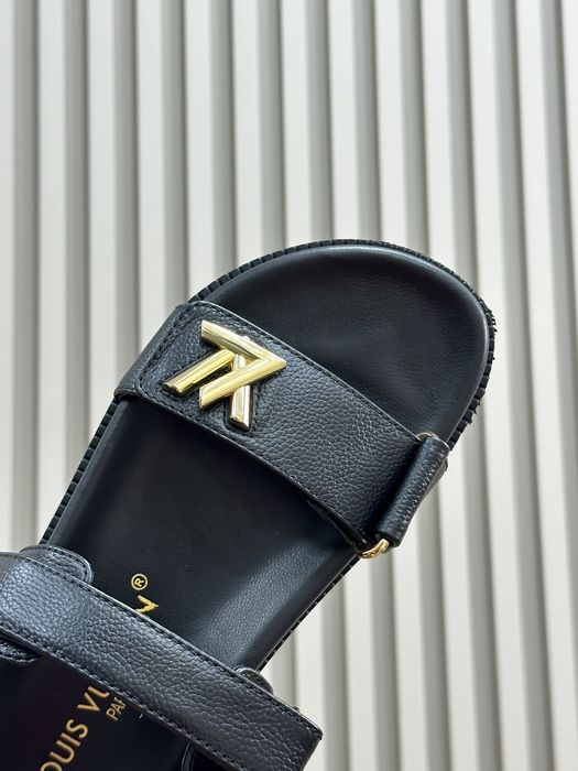 Sandale pauci Louis Vuitton piele naturala, marimi 38, tip Premium