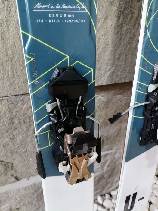Schiuri ski tura Zag Ubac 95+legaturi Dynafit Ridge 12+piei Nou!174 cm