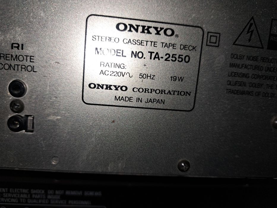 Deck Onkyo  Ta-2550