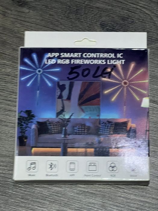 Kia banda led RgB Artificii cu aplicatie de telefon