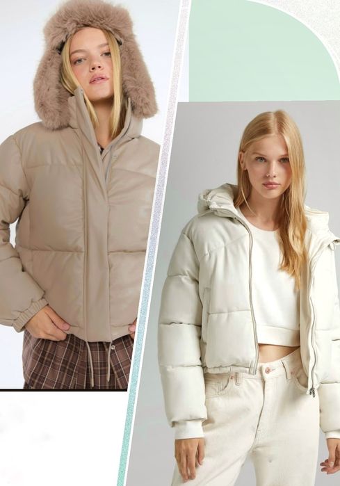 Ликвидация Комплект зимни якета непромокаеми Bershka и Fishbone sister