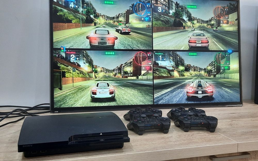 PlayStation 3 Slim 1TB (Джойстик 4та) (40 та уйинлари бор)