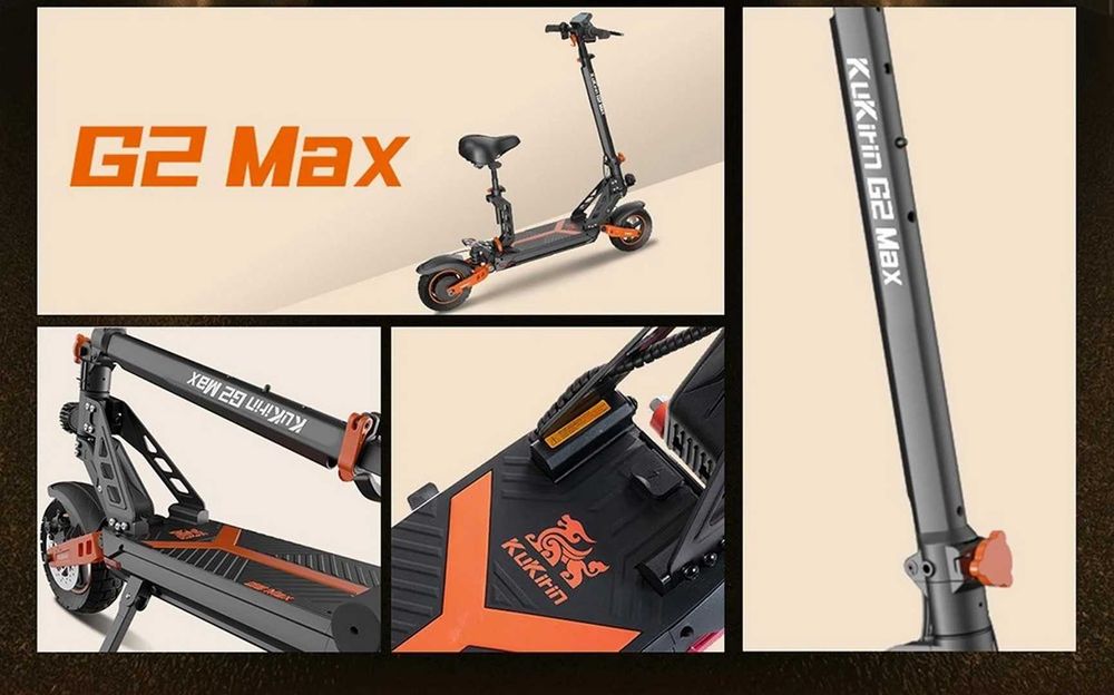 Sigilata NOUA‼️KuKirin G2 Max 2026‼️1000W 60Km/h, Baterie 20Ah + Scaun