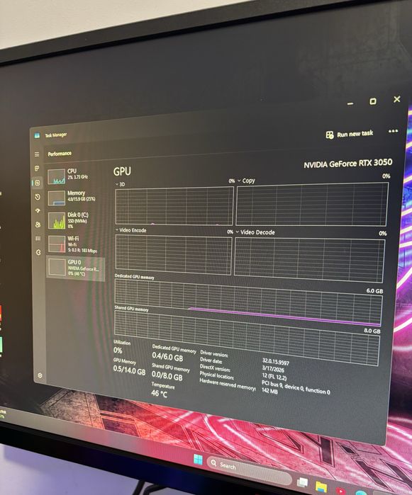 Unitate PC Gaming Ryzen 3, Nvidia RTX 3050