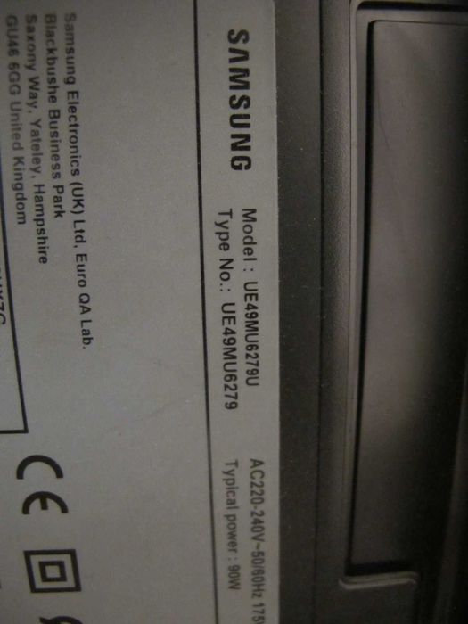 Televizor Led Smart Ultra 4K CURBAT Samsung 123cm model UE49MU6279