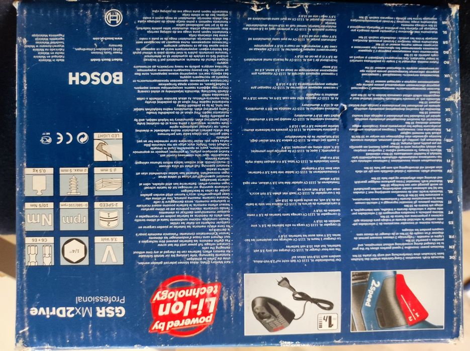 Filetanta profesionala  Bosch GSR Mx2Drive