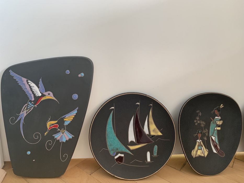 Декоративни керамични пана fat lava / Keto keramik / 50-те