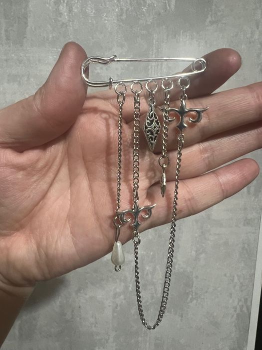 Этно брошь. Шашбау, краб