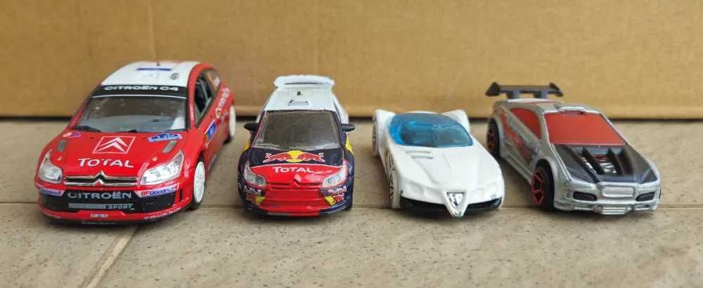 Colectie 4 masini: 2 hot wheels, 2 Norev dintre care una la scara 1/43