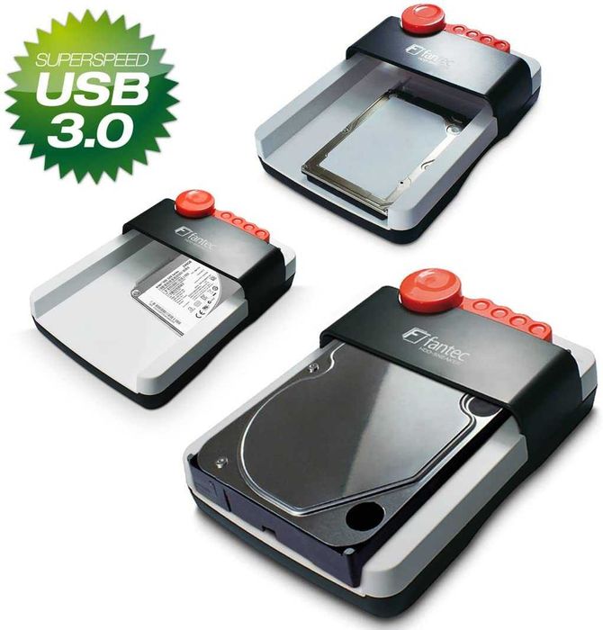 FANTEC - docking station USB 3.0 conector SATA hdd 3.5 + HDDSSD 2.5