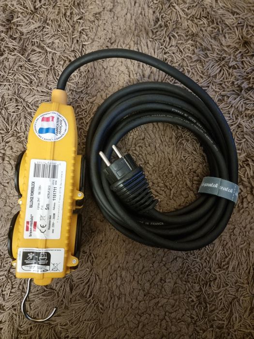 Brennenstuh R1151711 l H07RN-F 3G1.5 удължител с 4 сокета + кабел 5м