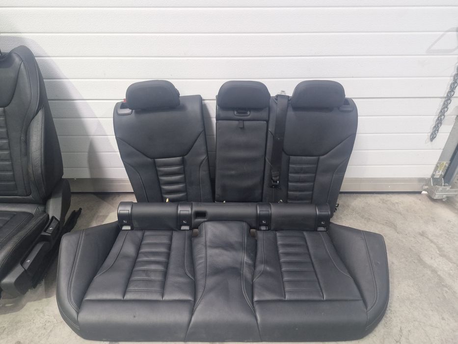 Scaune interior piele neagra recaro sport cu incalzire  bmw g26