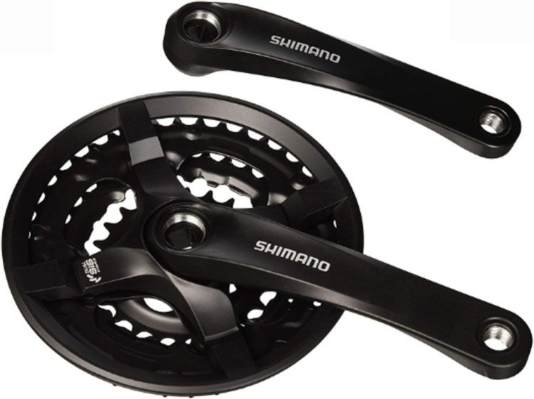 Shimano FC-TY501 175mm Altus 48-38-28 - angrenaj MTB, Trekking