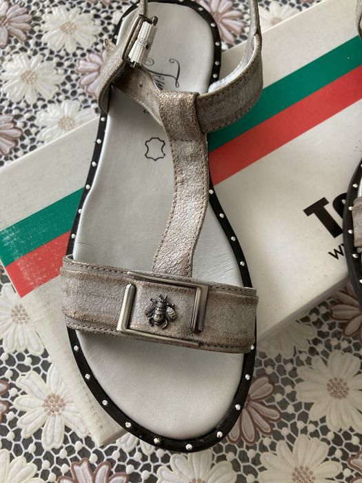 Сандали , естествена кожа ,39 номер