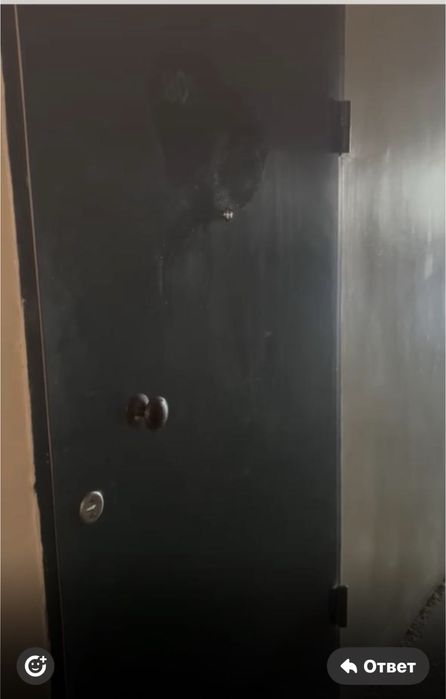 Дверь металлическая в хорошем состоянии