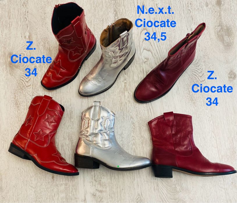Cizme / ciocate next argintii marime 34,5
