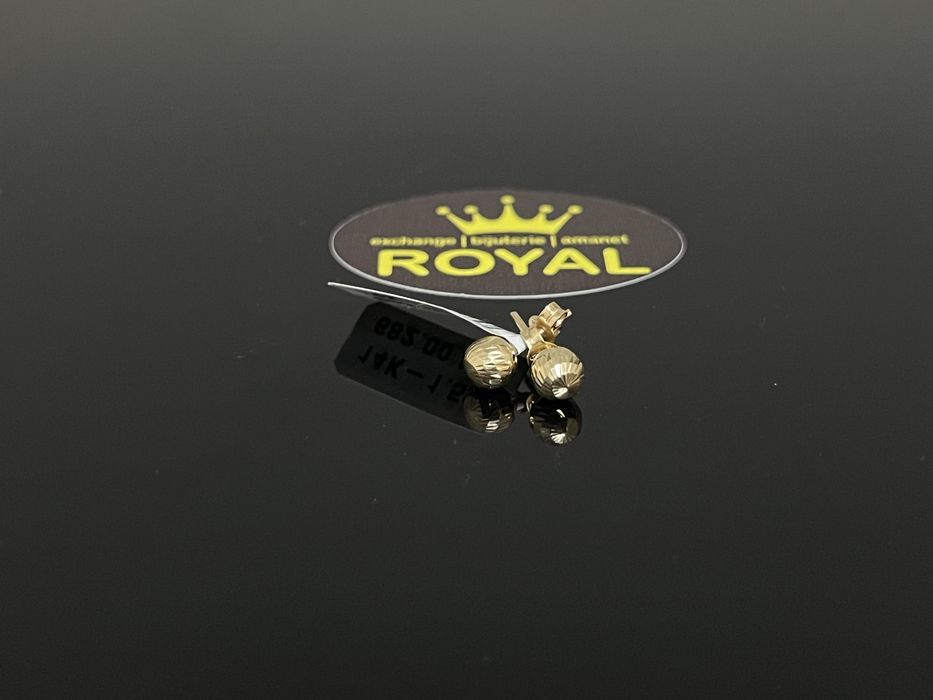 Bijuteria Royal CB : Cercei copil aur 14k 1,59 grame