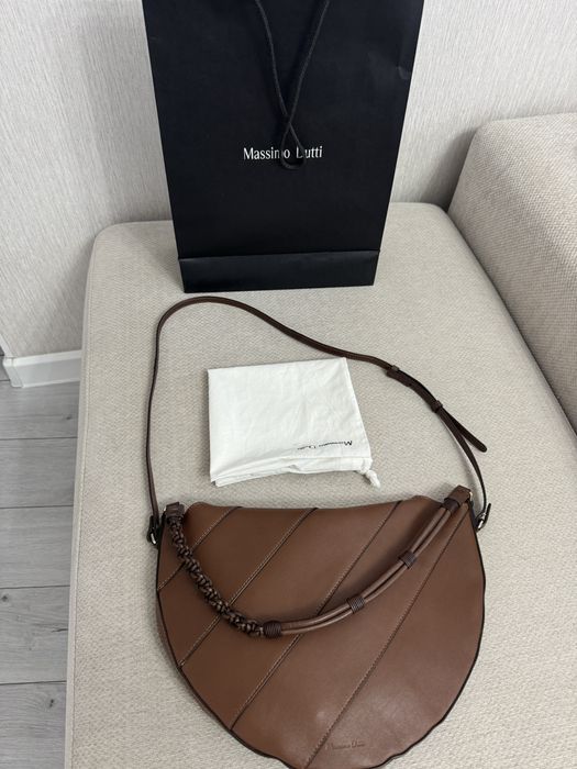 Сумка Massimo Dutti кожаная