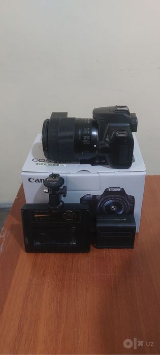 Canon 250D sotiladi 18:135 abektiv bilan