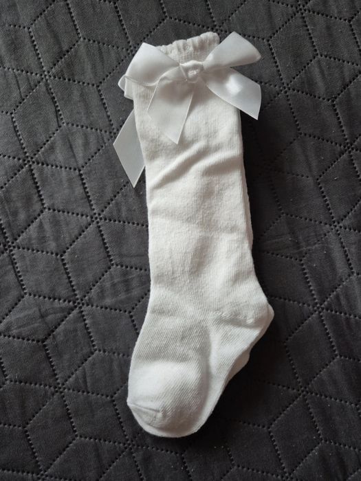 Sosete cu fundita fetite diferite culori