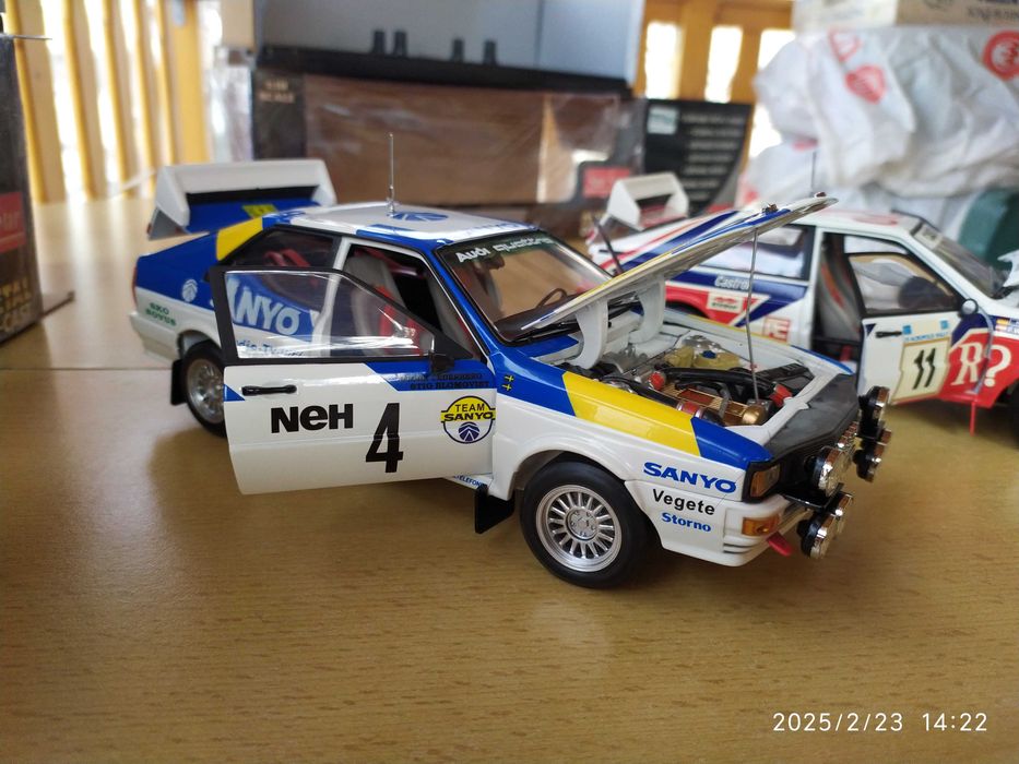 1:18 Метални модели на Audi Quattro Rally - Sun Star