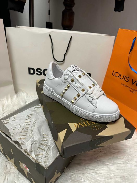 Valentino Rockstud Rockstud FULL WHITE 36 la 44 Verificare Colet