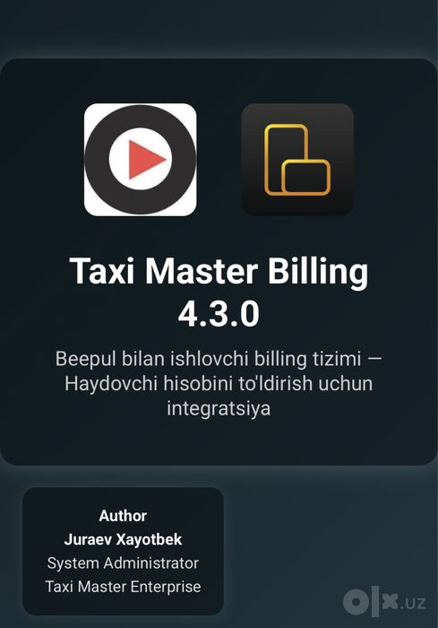 Paynet, Payme, Click — Taksi tizimingizga ulaymiz! Taxi master