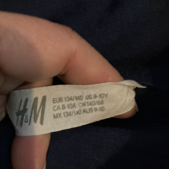 Hanorac H&M, marime 8-10 ani, model paiete reversibile