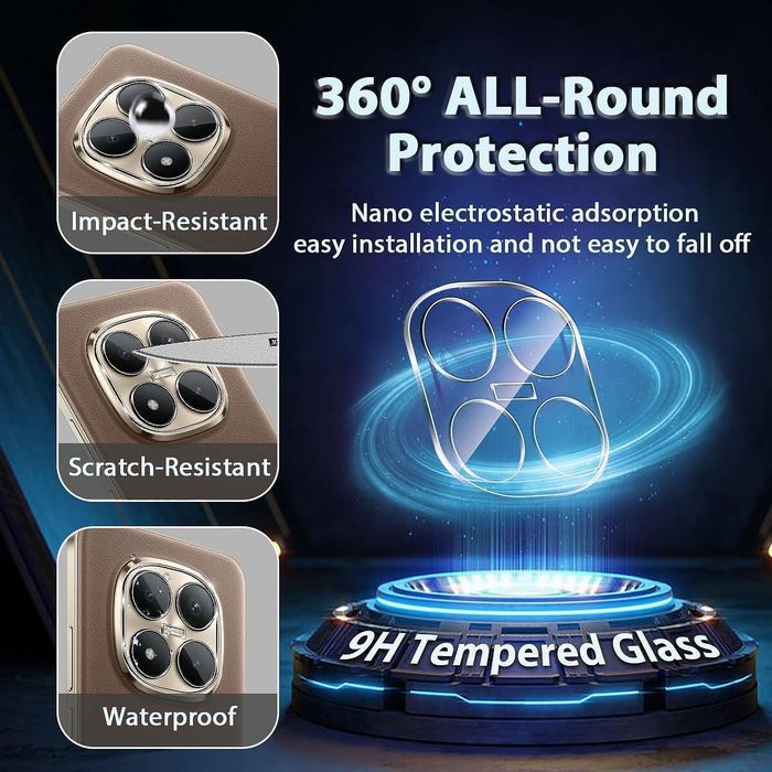 Стъклен протектор за камера за xiaomi redmi note 15 pro+ plus 5g