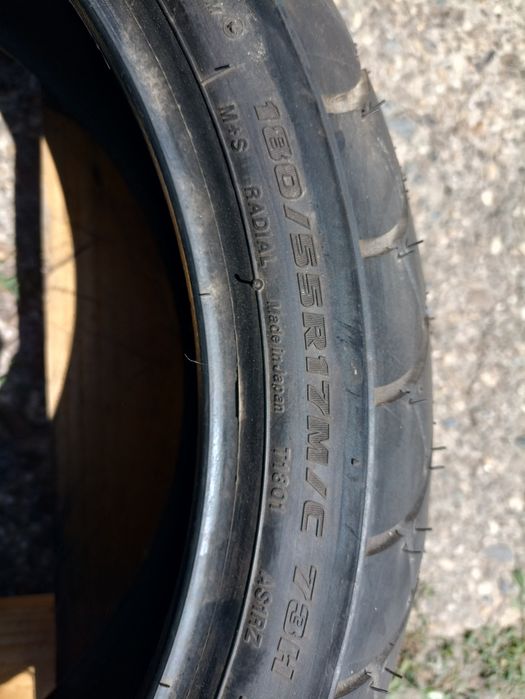 O anvelopa NOUA de spate Bridgestone 180/55 R17 dot 3818