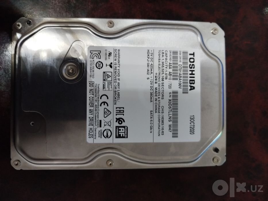 HDD yangi va f/b variantda