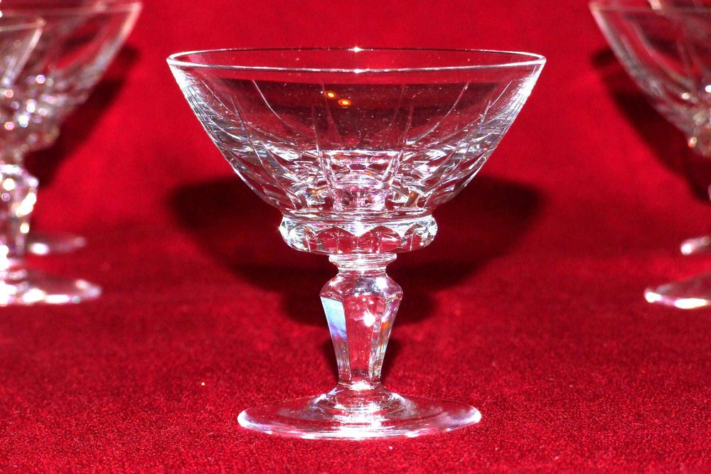 Serviciu 10 pahare de sampanie, cristal Bohemia autentic, nobile, NOI