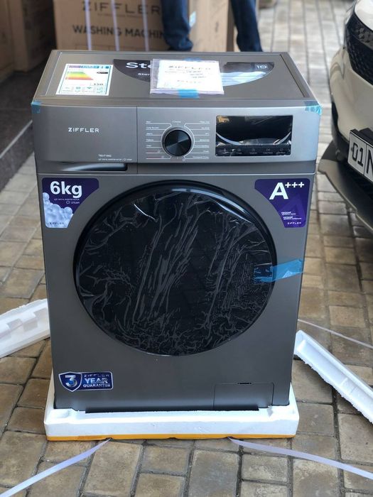Стиральная машина ZIFFLER 6 КГ Inverter + Паровой Стирка