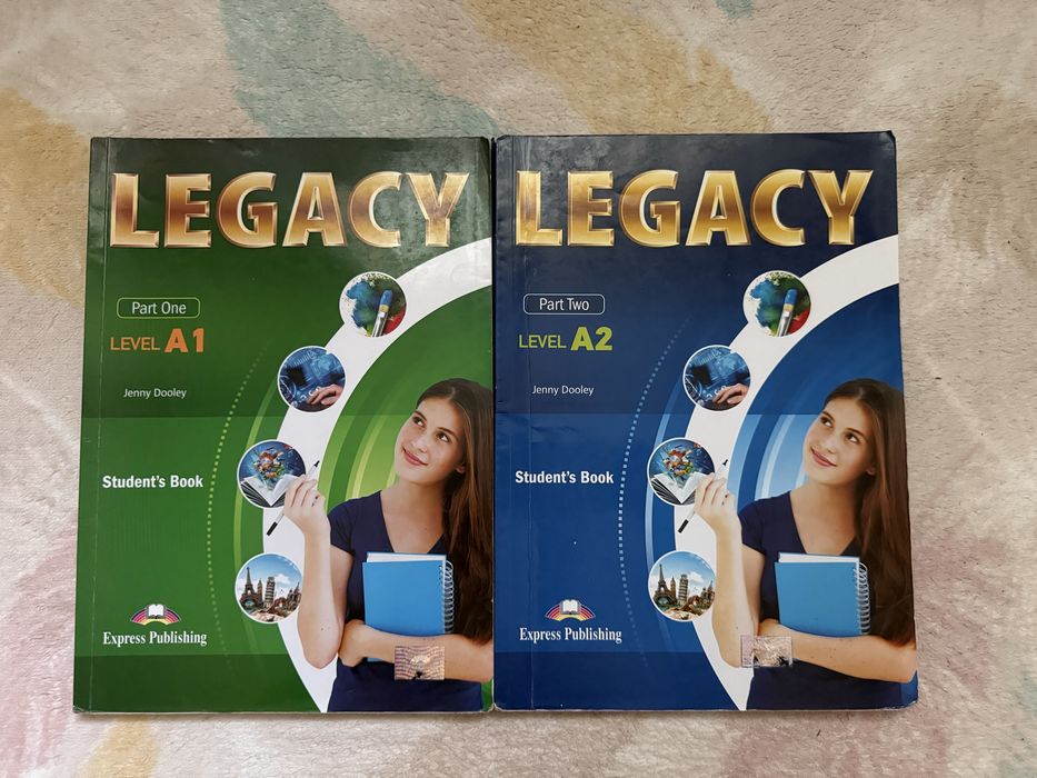 Учебници  по английски език Legacy A1 и A2