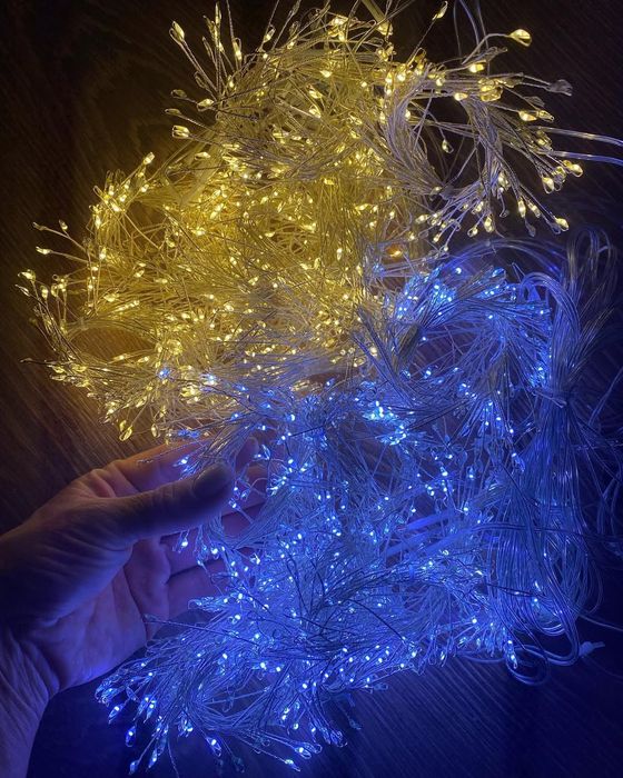 Гирлянда Хвойная Лапа Занавес Шторка