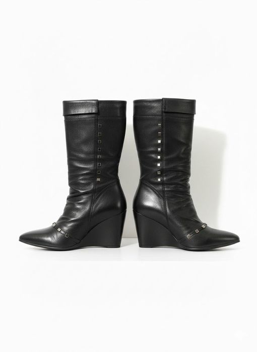 На 38 размер, italy , на танкетке кожаные (осень/весна)