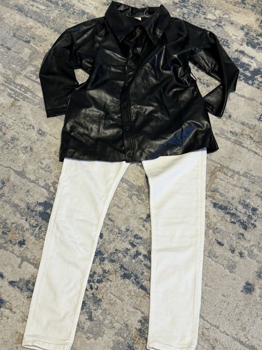 Белые джинсы zara